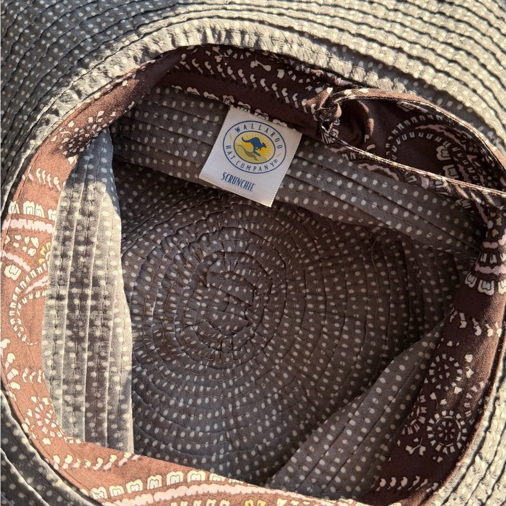 Wallaroo Women's Gray Polka Dot Hat - Picture 4 of 4
